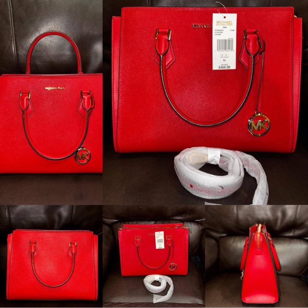 MICHAEL Kors Scarlet Satchel NWT - Picture 2 of 14